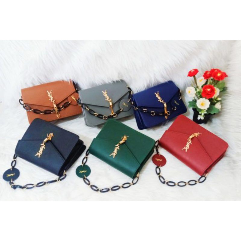 Tas Selempang Kotak YSL