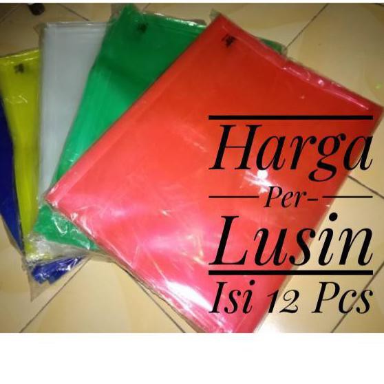 

HRB070 Satu Lusin Map Plastik kancing 1 (satu) folder one / Big ,!