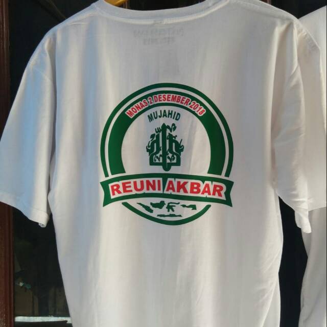 Kaos Reuni Akbar 212 Putih