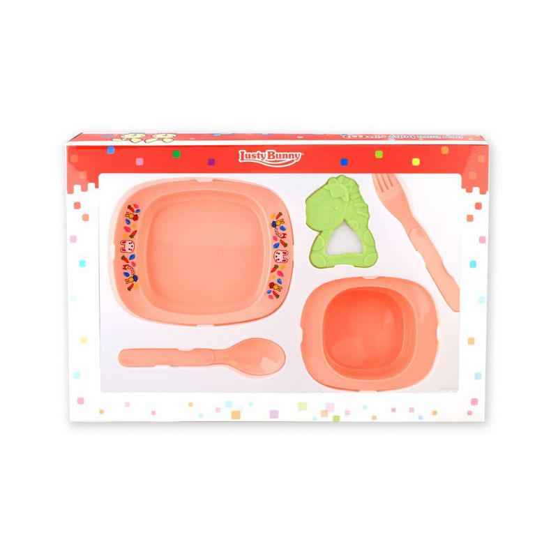 feeding set Lustybunny LB1202 baby gift set. bunny kado bayi murah bagus