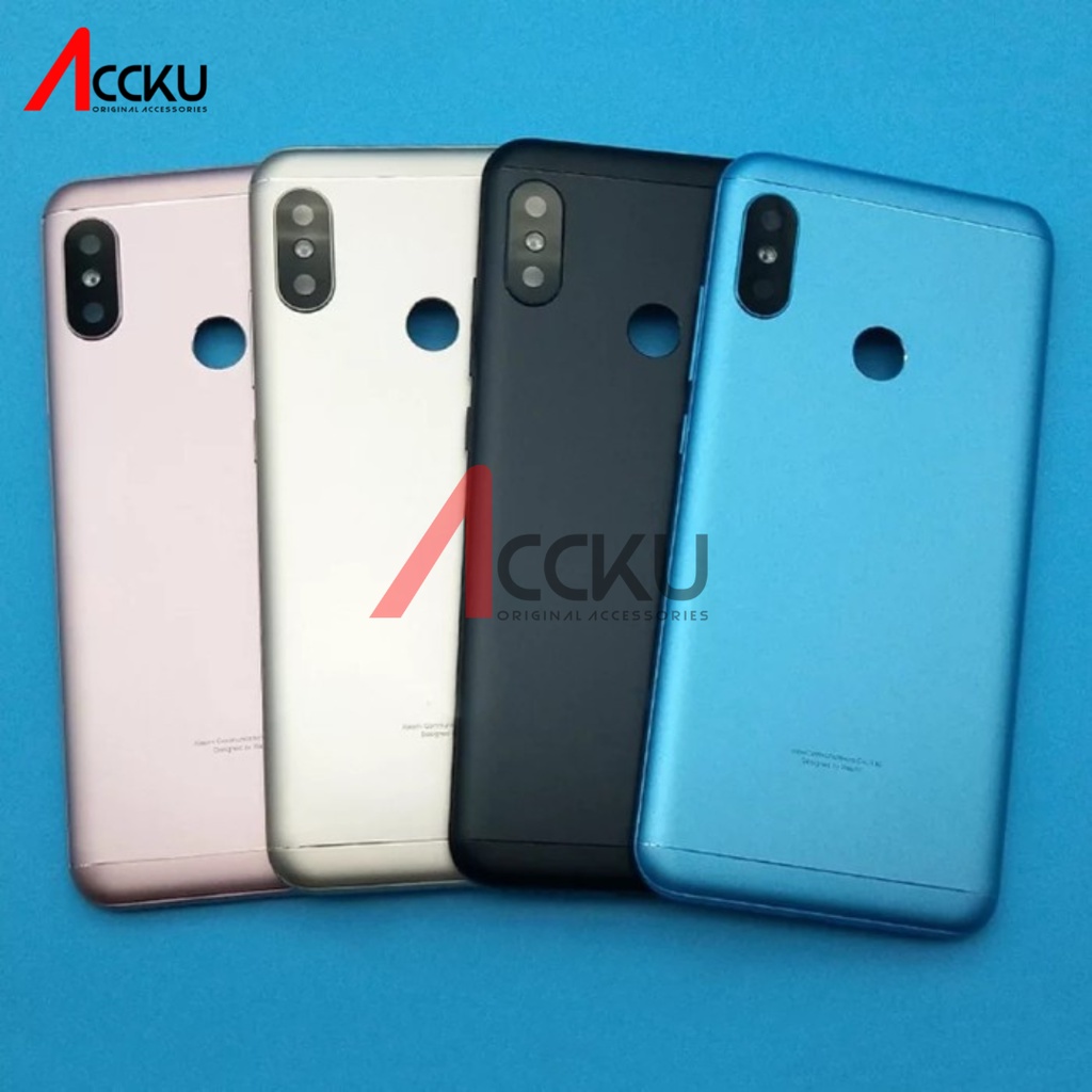 Mi A2 / Mi 6X Tutup Belakang Xiaomi Mi A2 / Mi 6X Back Cover Xiaomi Mi A2 / Mi 6X Tutup Baterai Xiaomi Mi A2 / Mi 6X Back Door Xiaomi Mi A2 / Mi 6X High Quality