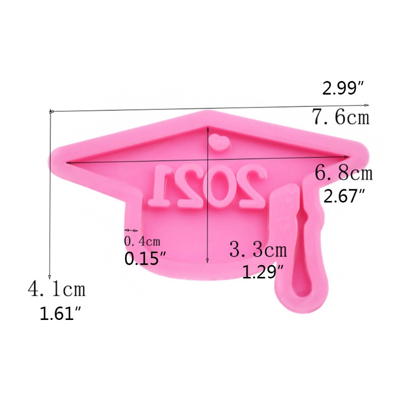 Cetakan Epoxy Resin 2021 Bahan Silikon Untuk Membuat Perhiasan / Gantungan Kunci / Anting / Craft Diy