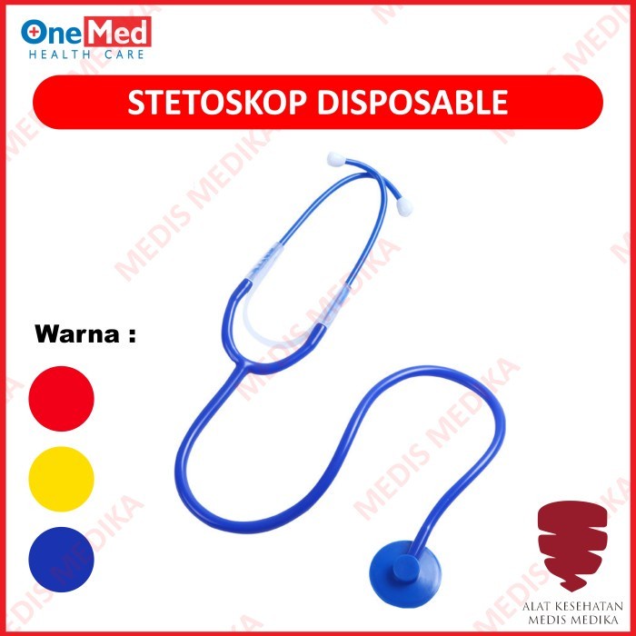 Stethoscope Standard OneMed Stetoskop Disposable Ekonomis Alat Medis