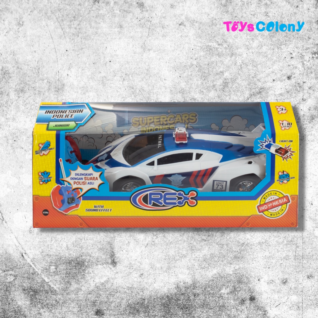 REX-MOBIL REMOTE CONTROL LAMBORGHINI POLISI INDONESIA RKC02098-1