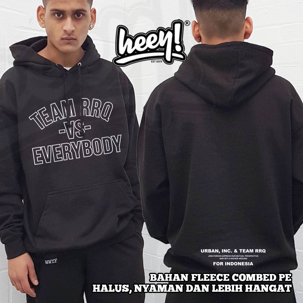 HOODIE RRQ VS EVERYBODY JAKET RRQ GAME READY BIG SIZE 2XL 3XL 4XL 5XL