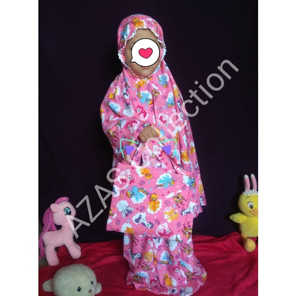Mukena balita mukena anak bahan katun rayon premium mukena anak 1 2 3 tahun