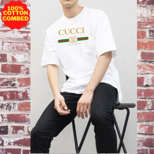 Kaos Oblong Oversize CUCCI Unisex Katun Combed 24s Jumbo/TERBARU!!!