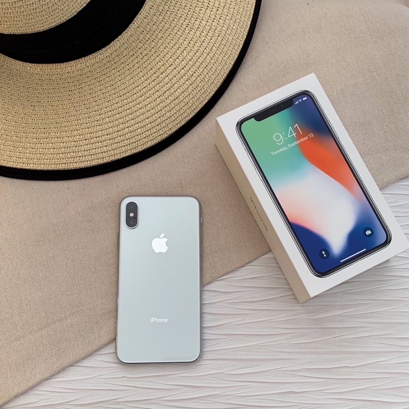 iPhone X 64gb ex iBox like new fullset ori