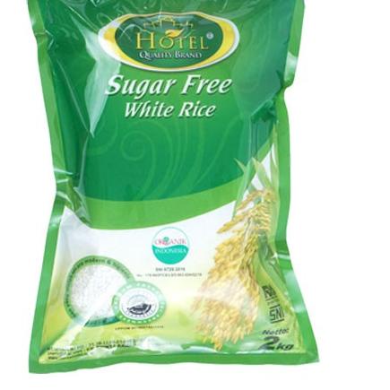 

New HOTEL Beras Sugar Free White Rice 2kg