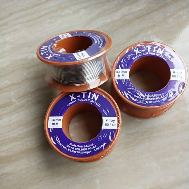 TIMAH SOLDER 10METER X-TIN BAGUS