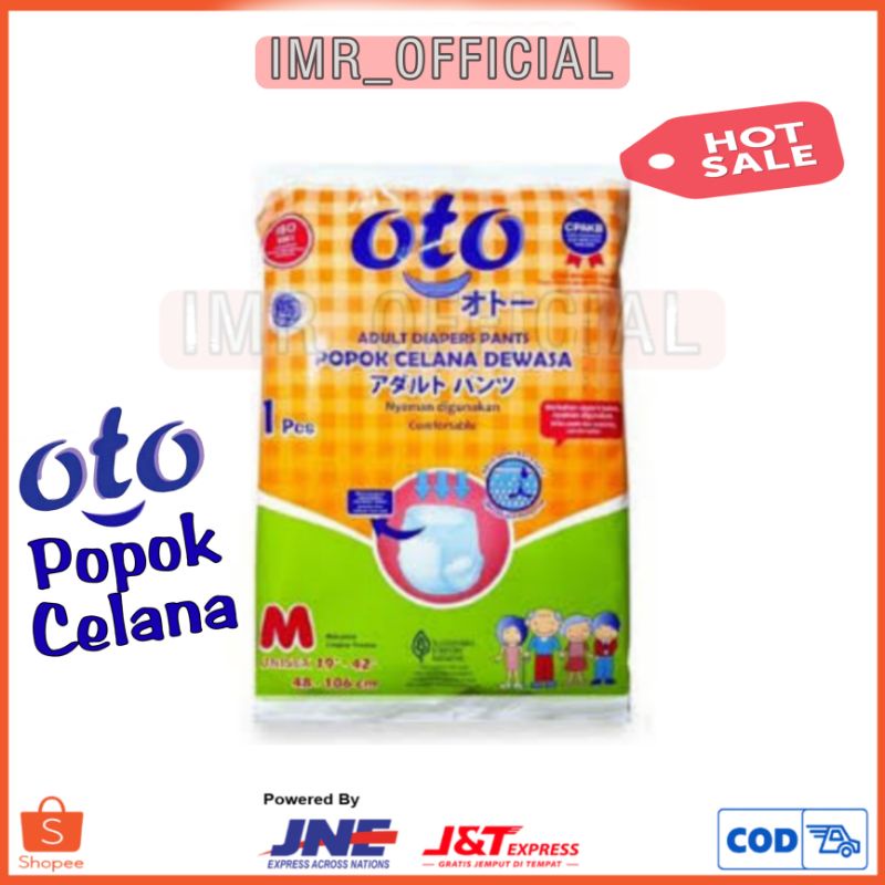 OTO PANTS POPOK CELANA DEWASA M1/L1/XL1 RENCENGAN (1pcs)