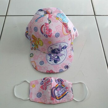 Topi Baseball Topi Snapback/Topi Anak + Masker***