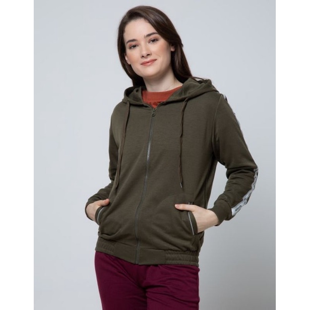 Nevada Jacket Wanita Basic With Front Zipper (Po 2-3 Hari)