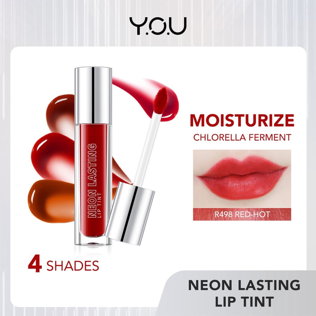 NEW LIP TINT! YOU Neon Lasting Lip Tint | Tahan Lama Hingga 12 Jam