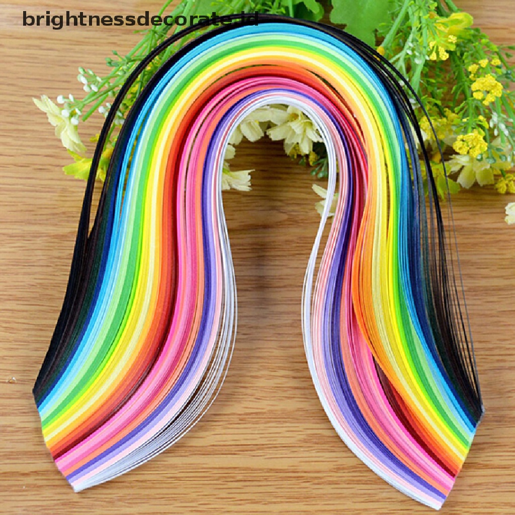 260 Strip Kertas Quilling Bunga Handmade Untuk Craft