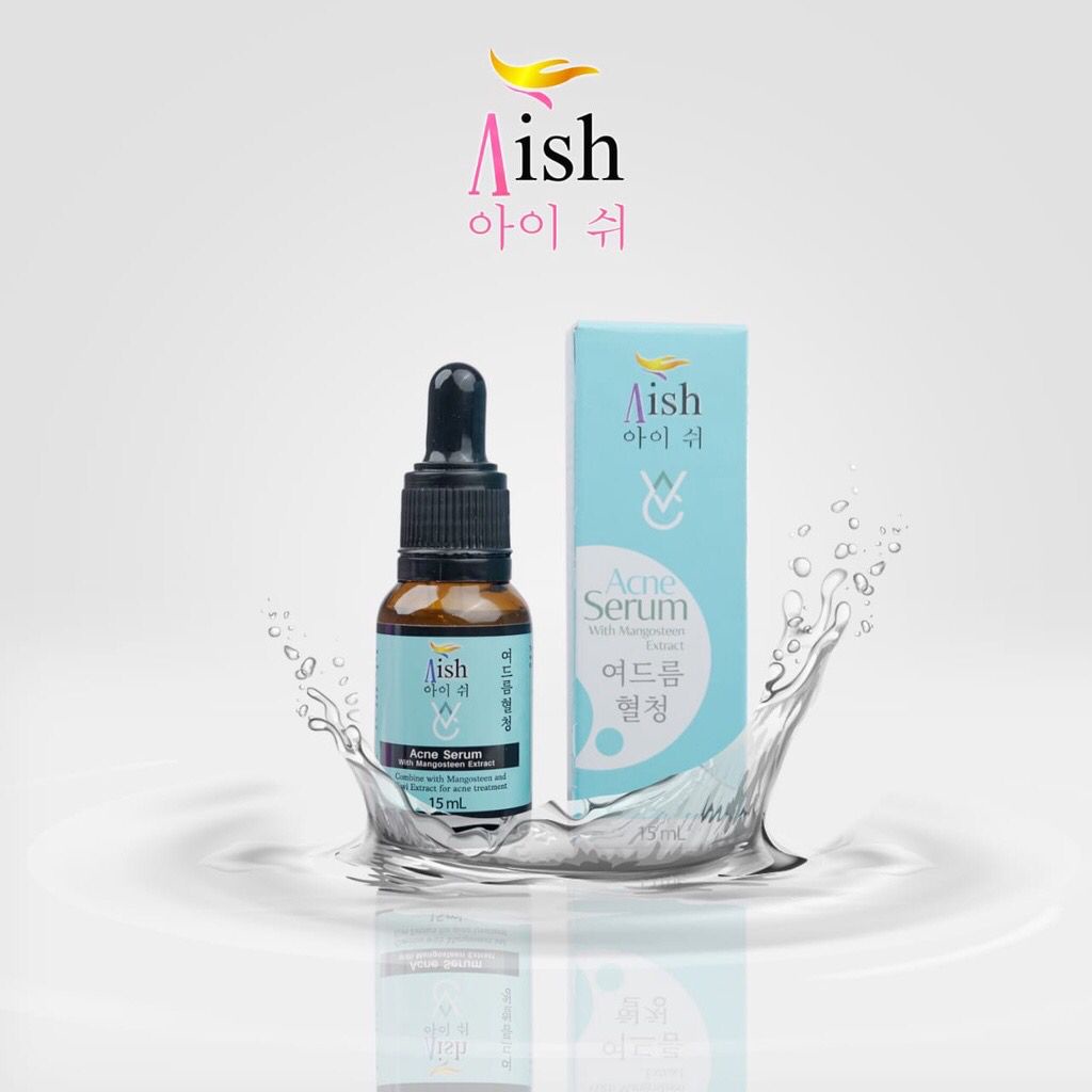 Serum aish / Aish Acne Care Serum / Serum untuk merawat kulit berjerawat 15ml