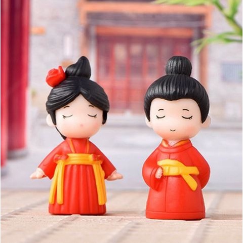 Miniature Lover Figures - Lovers Couple Figurines #31 (2pcs)