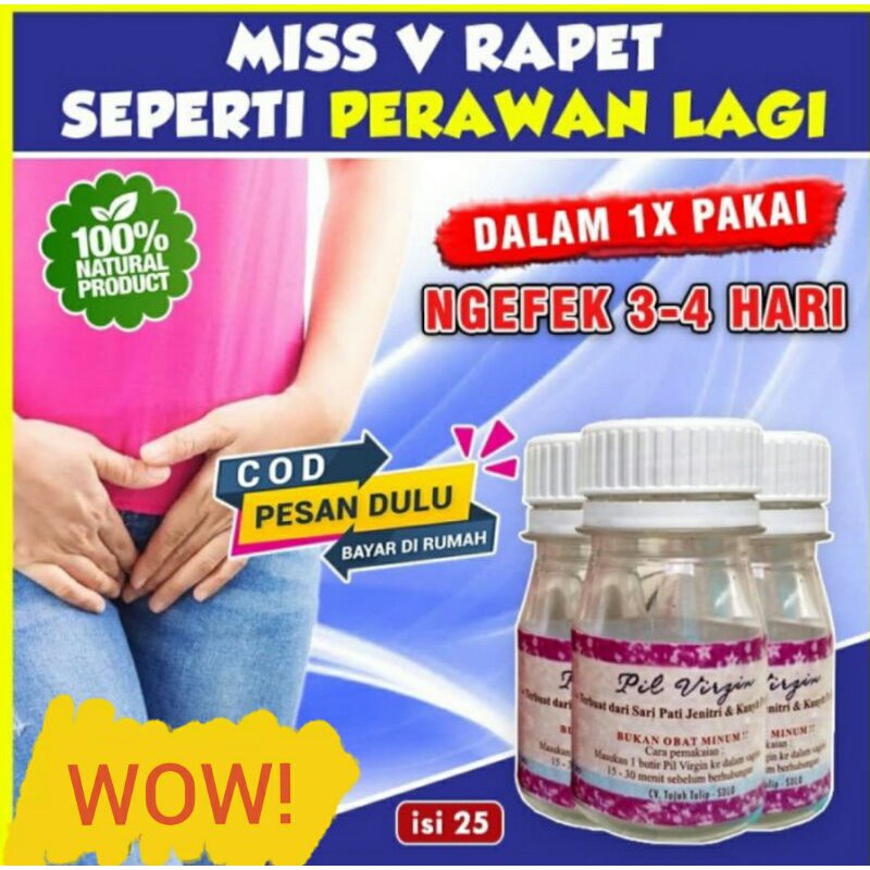 Pil VIRGIN Perapat Miss V dan Keputihan