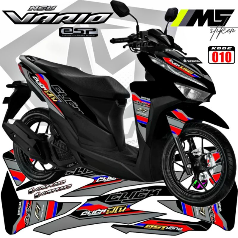 Decal Sticker Striping Variasi Vario 125 2019-2022 & Vario 150 2019-2022 - Vario 125 Esp Cbs Iss - V