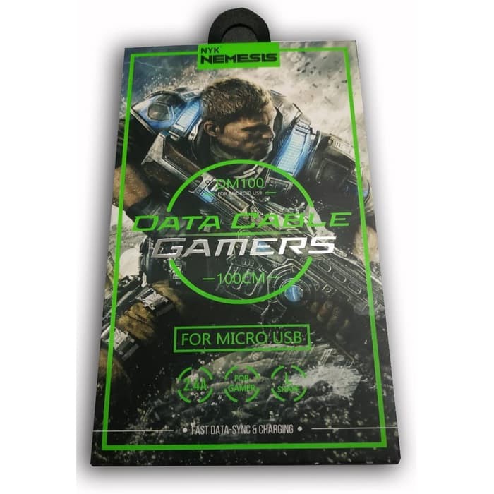 Kabel Micro Usb NYK DM100 Lshape DM-100 Fast Charging