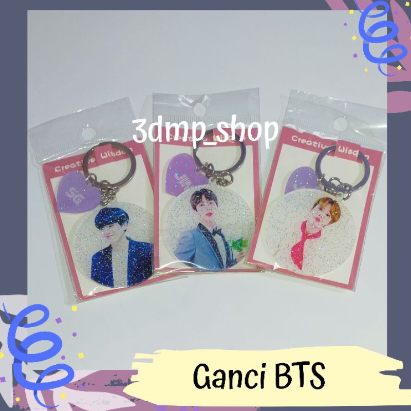 Gantungan Kunci Ganci Akrilik Keychain Jimin Suga Jin Seokjin BTS Kpop