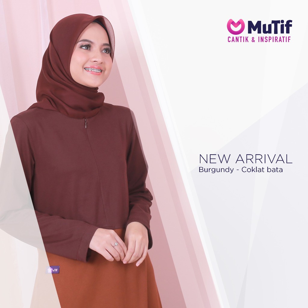 PROMO BIG SALE | GAMIS KAOS WANITA MUTIF M 229 BURGUNDY
