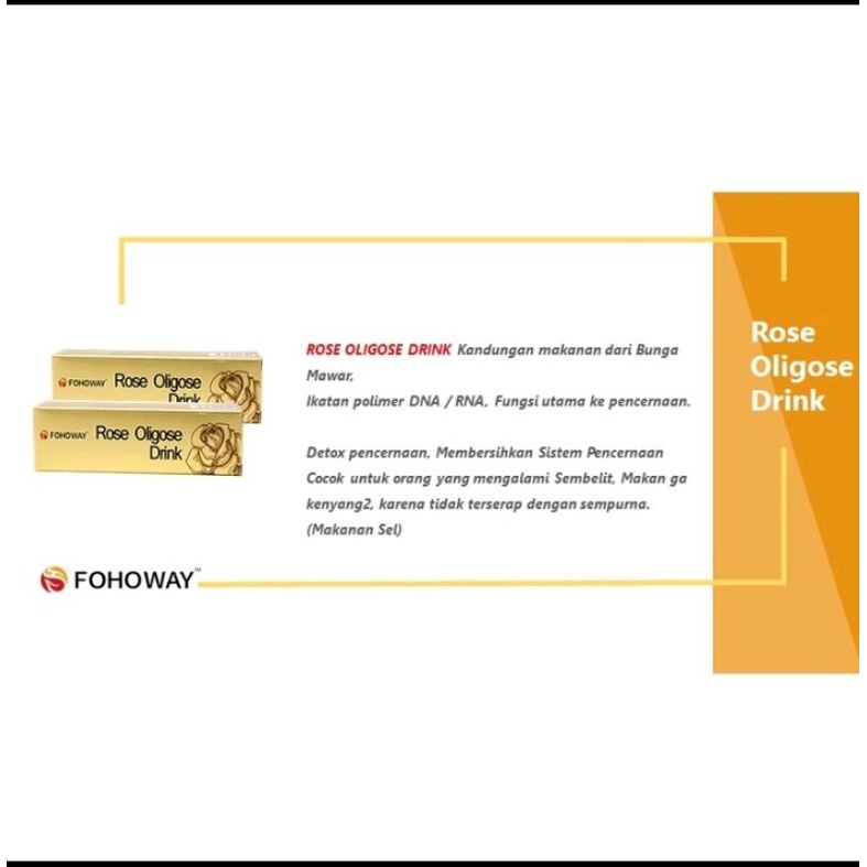 Rose Oligose Drink Fohoway