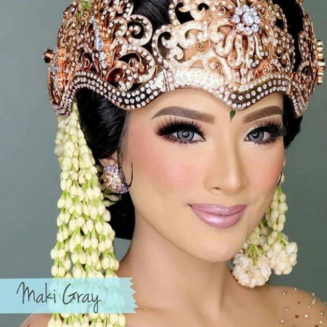 Softlens MAKI GRAY Dream Color 1 / Soflen Maki Dreamcolor / Softlens Dreamcolor Kemasan Botol Kaca