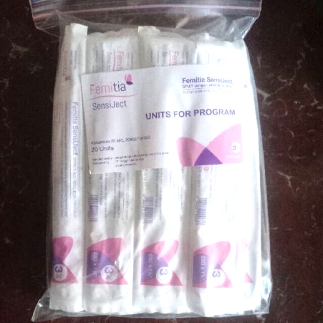 Spuit 3cc isi 20pcs NEW Femitia SensiJect