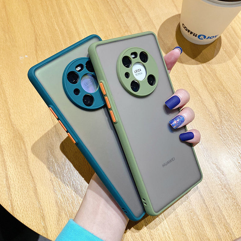 Hard Case Pelindung Lensa Kamera Belakang Warna Permen Untuk Huawei Mate 40 Pro 30 20 Pro