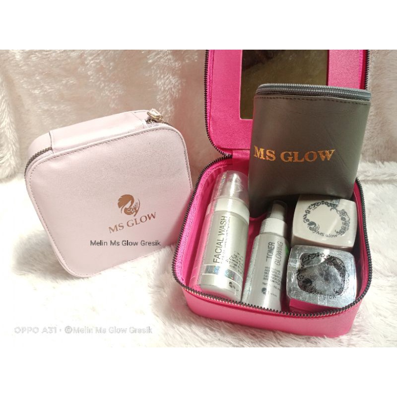 Ms Glow Free Box Kaca Dalam Cantik paket acne | paket ultimate | paket luminous | paket whitening