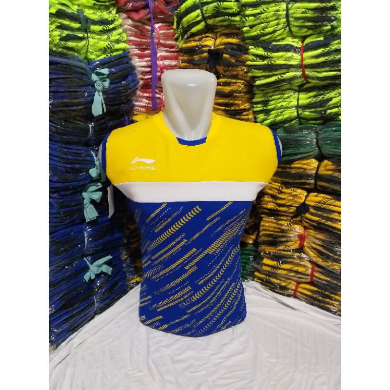 singlet pria dewasa singlet badminton lining singlet olahraga baju bulutangkis pria original