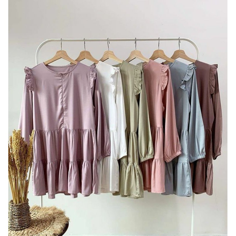 Kinara Blouse Katun Toyobo / Baju Atasan Wanita / Blouse