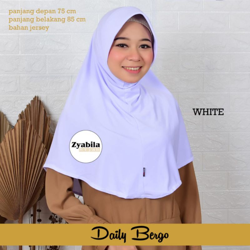 jilbab daili bergo pet bahan Jersey (COD)