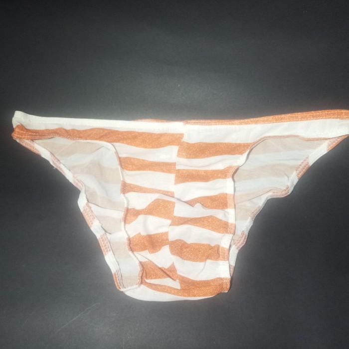 Brief Pria Sexy Transparan Elastis Stg Import
