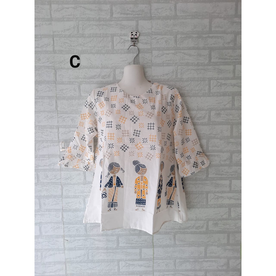 blouse batik lengan lonceng TEJO