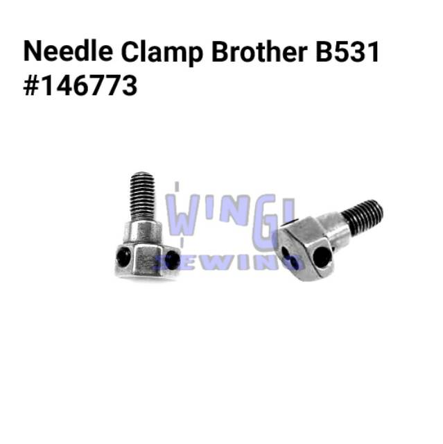 BROTHER Kepala Jarum Needle Clamp Mesin Obras