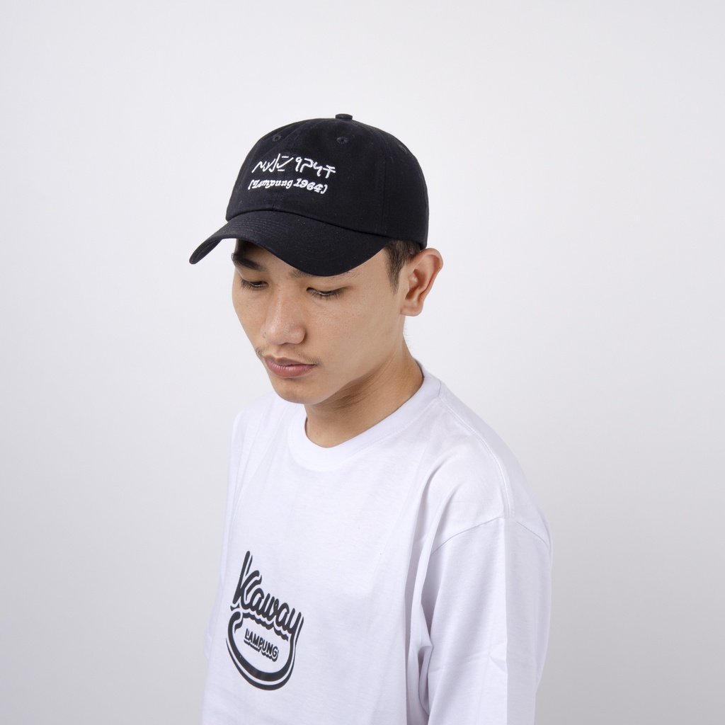 KAWAY TOPI BASEBALL PRIA 1964 DAD BLACK