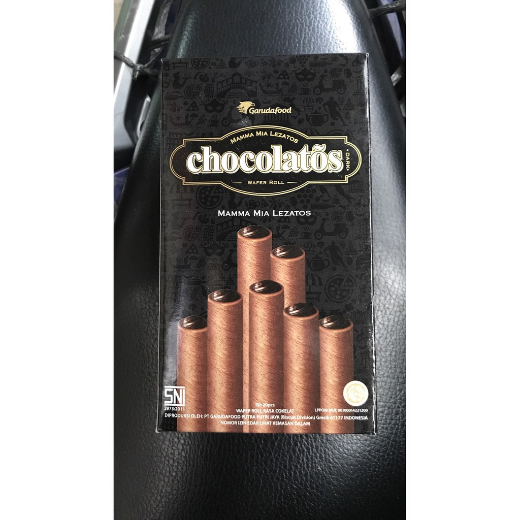 

Gery Chocolatos Wafer Roll Dark Chocolate - 1 Pak Box Dus - isi 24pc &16 gram