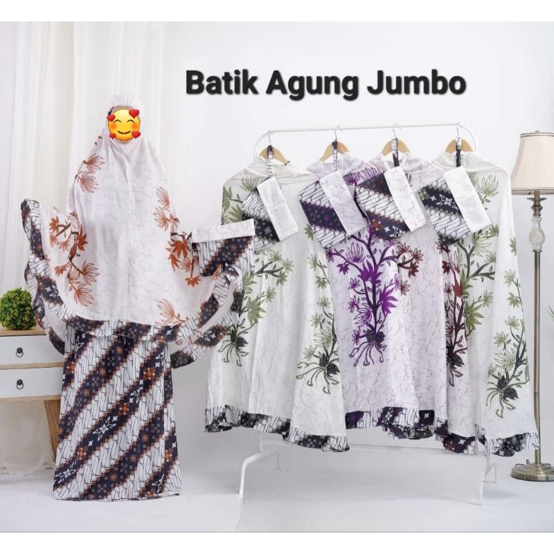 Mukena BATIK AGUNG Jumbo