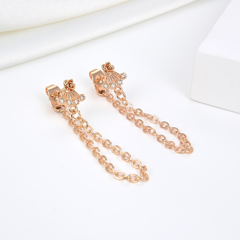 anting titanium wanita emas muda anti karat dewasa tusuk korea asli panjang dan luntur korea style selamanya dewasa 101e