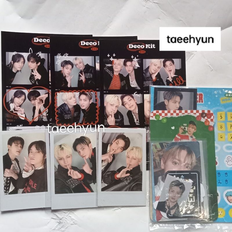 sharing deco kit txt set unit yeonjun beomgyu taehyun soobin hueningkai beomjun taekai tyunning sook