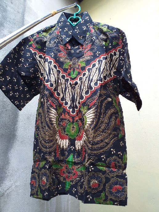 Wirayudha Pendek Kemeja Batik Pria Full Furing Katun Primisima