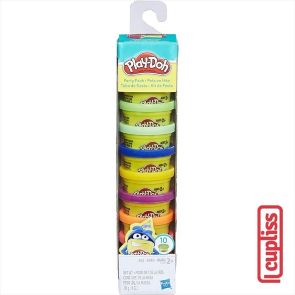 

Original Play Doh Party Pack 10 warna cans 22307 Limited