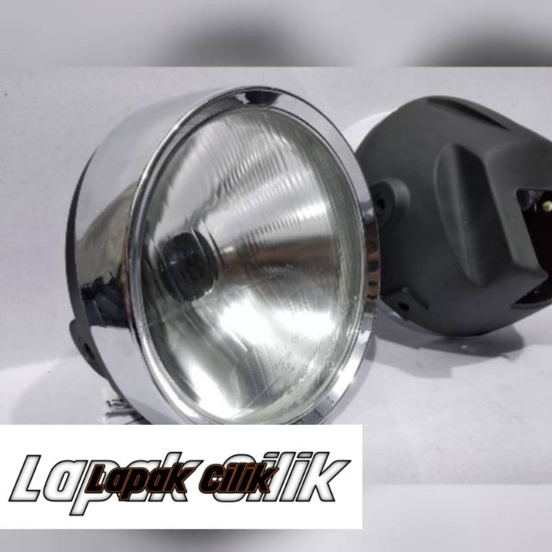 Lampu Depan Tiger Revo Batok Lampu Tiger Revo Original set Reflektor Autopal 7 inch