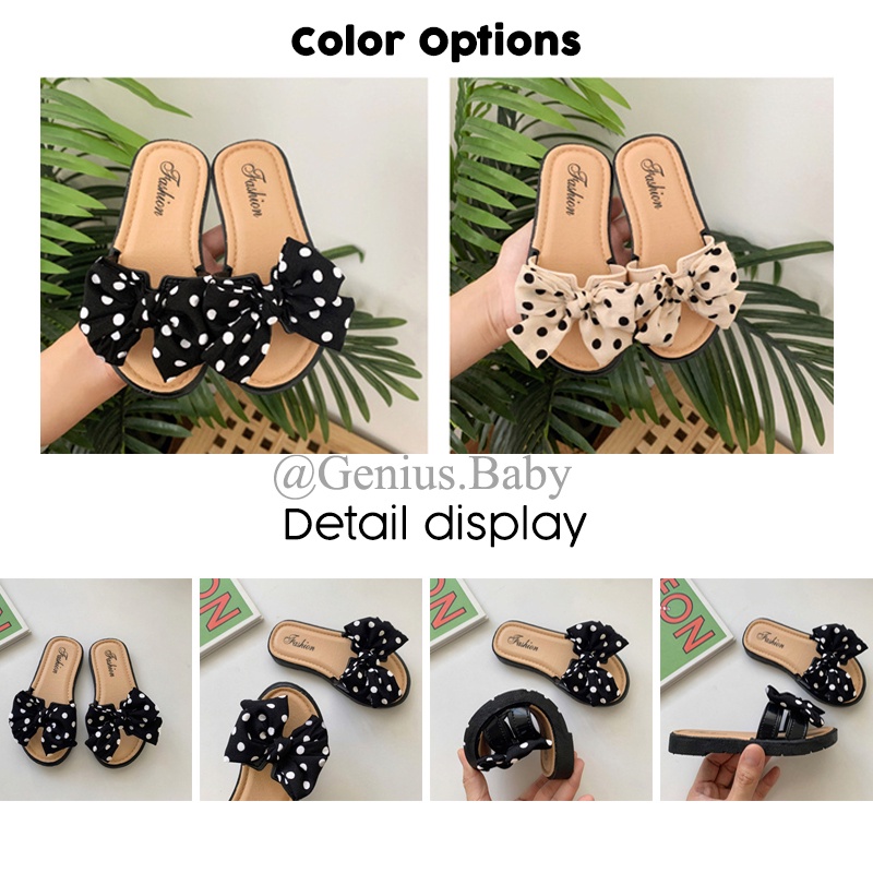 Sandal Anak Perempuan sepatu Bahan Karet Model Lucu Terbaru  NonSlip Selop baby