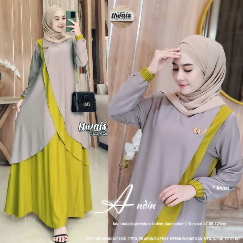 [COD] Shazfa.apparel Andin Maxy Baju terkini