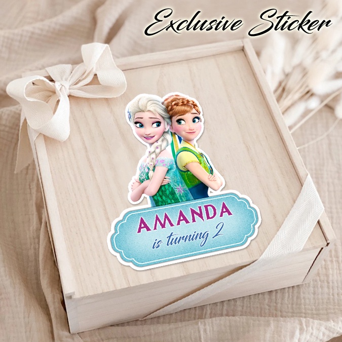 

50 STIKER / STICKER FROZEN 2-2 UTK BAG / BENTO / SOUVENIR ULTAH ULANG TAHUN