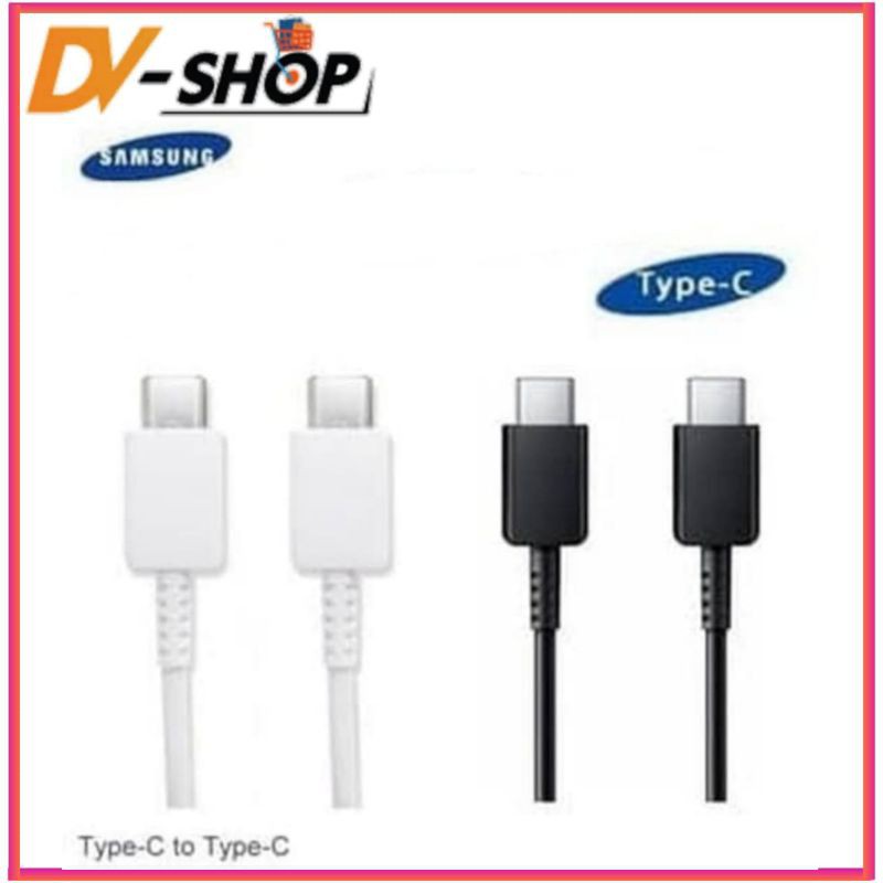 Kabel Data Samsung Tipe  C To Tipe C Original 100% Fast Charging