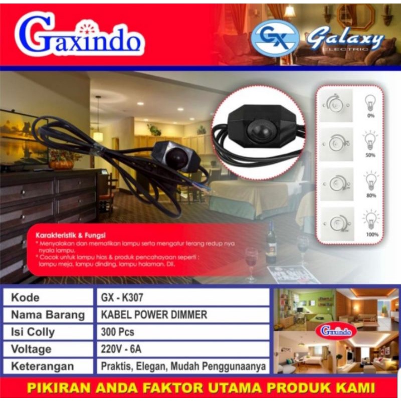 kabel power hitam/kabel buat dimmer lampu 1.5meter